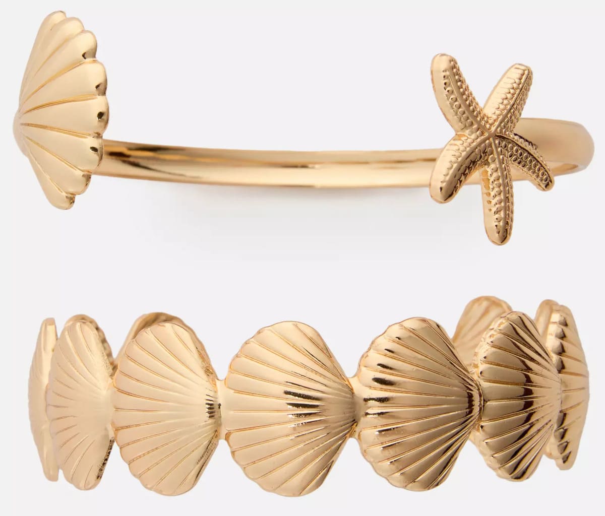 El pack de dos brazaletes de conchas de Paula Echevarría en Primark