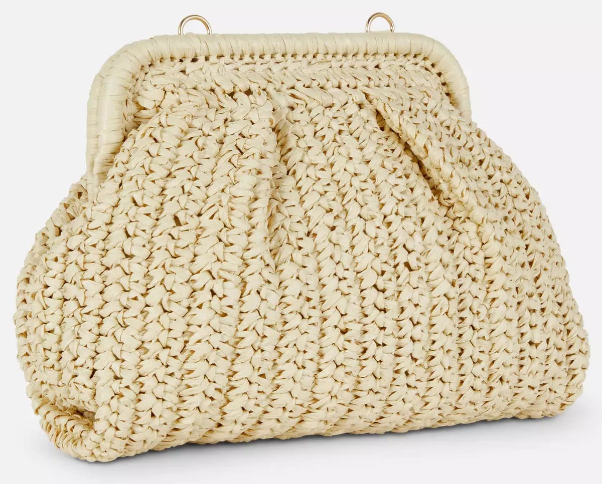 El bolso de mano de paja de Paula Echevarría en color natural de Primark