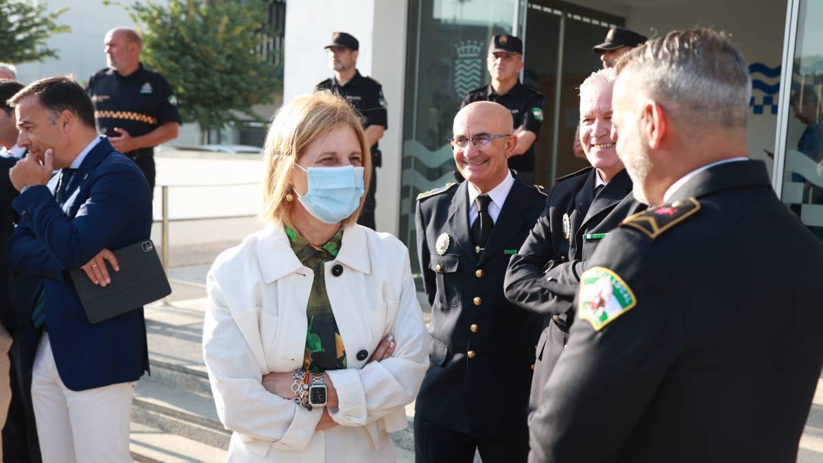 García-Pelayo en la Jefatura de la Policía Local de Jerez | Cristo García