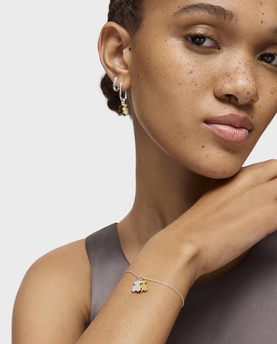 Pulsera Sweet Dolls de oso con cadena