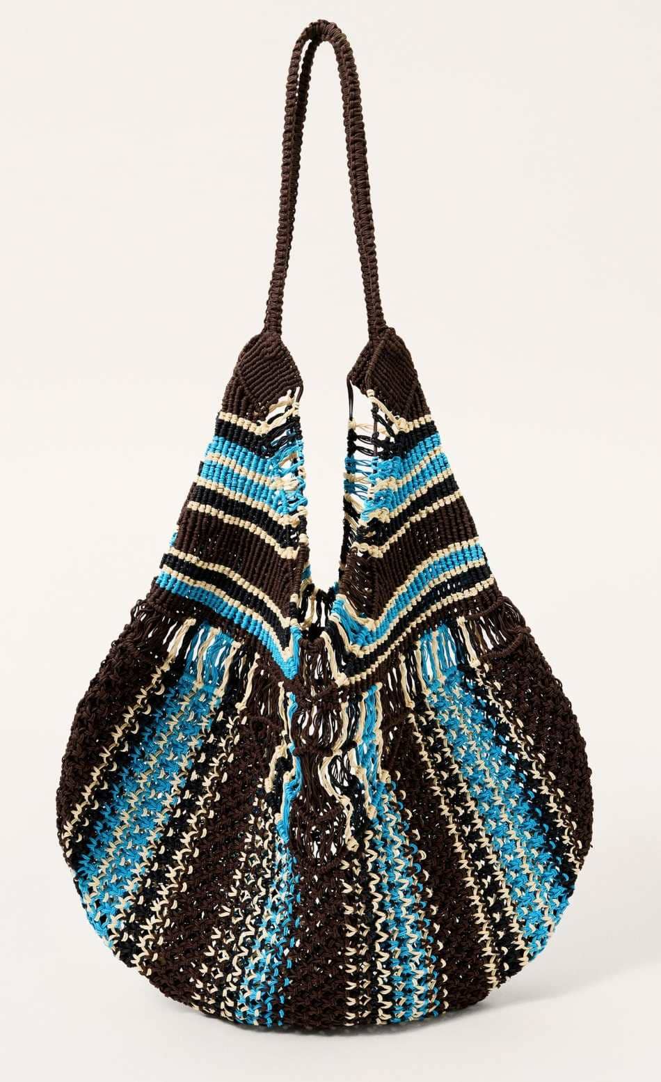 Maxi saca trenzada rayas limited edition de Zara