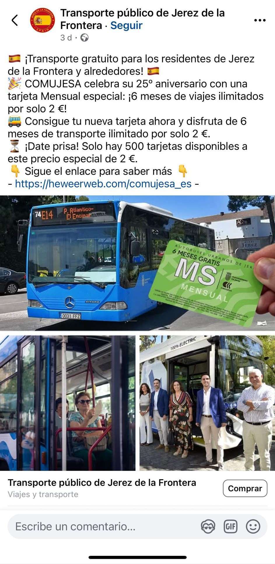 Fraude bono de transportes en Jerez