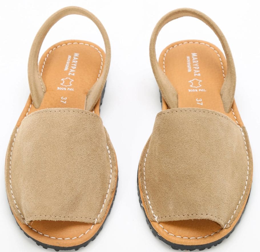 Menorquinas de piel planas