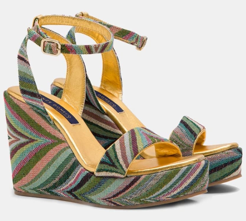 Sandalias cuña Inés Domecq By Cuplé