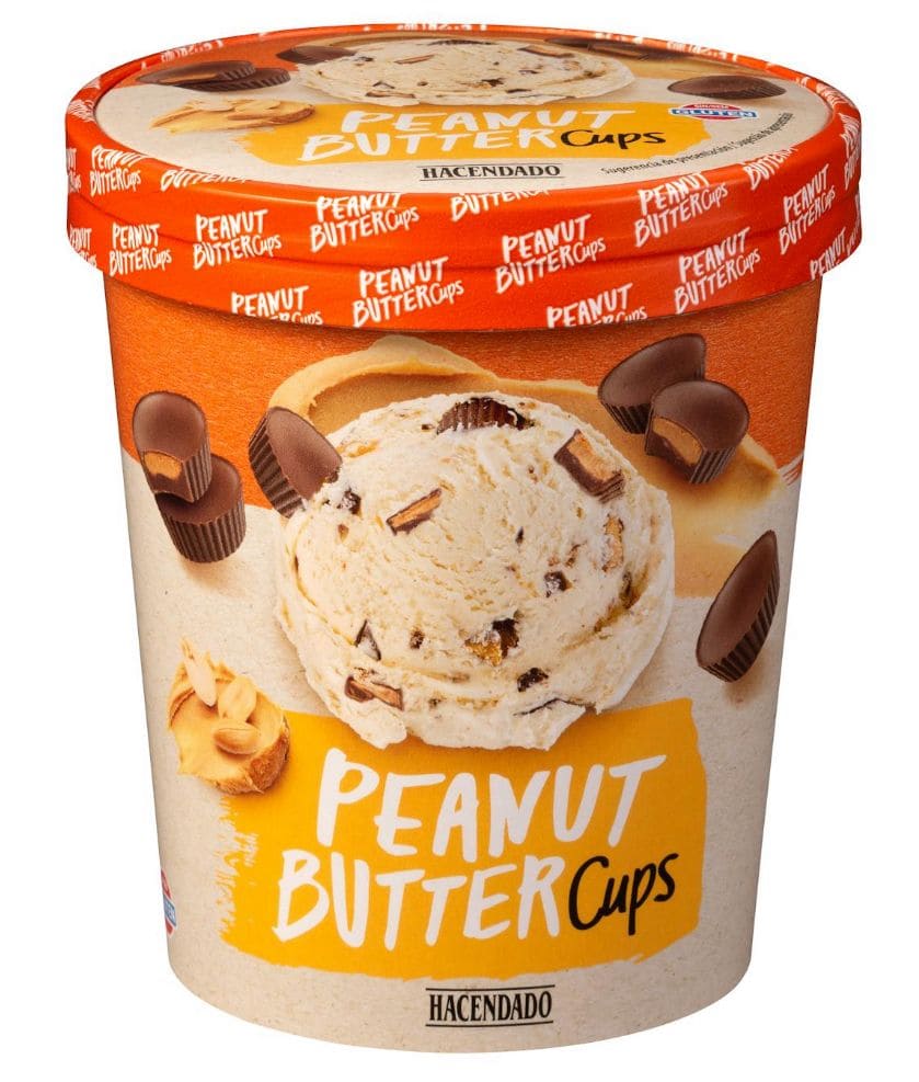 Helado Peanut Butter Cups Hacendado