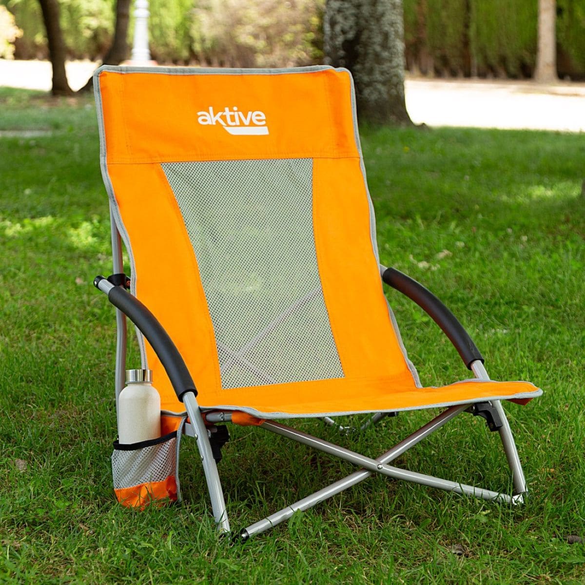Silla plegable con reposavasos AKTIVE de Decathlon