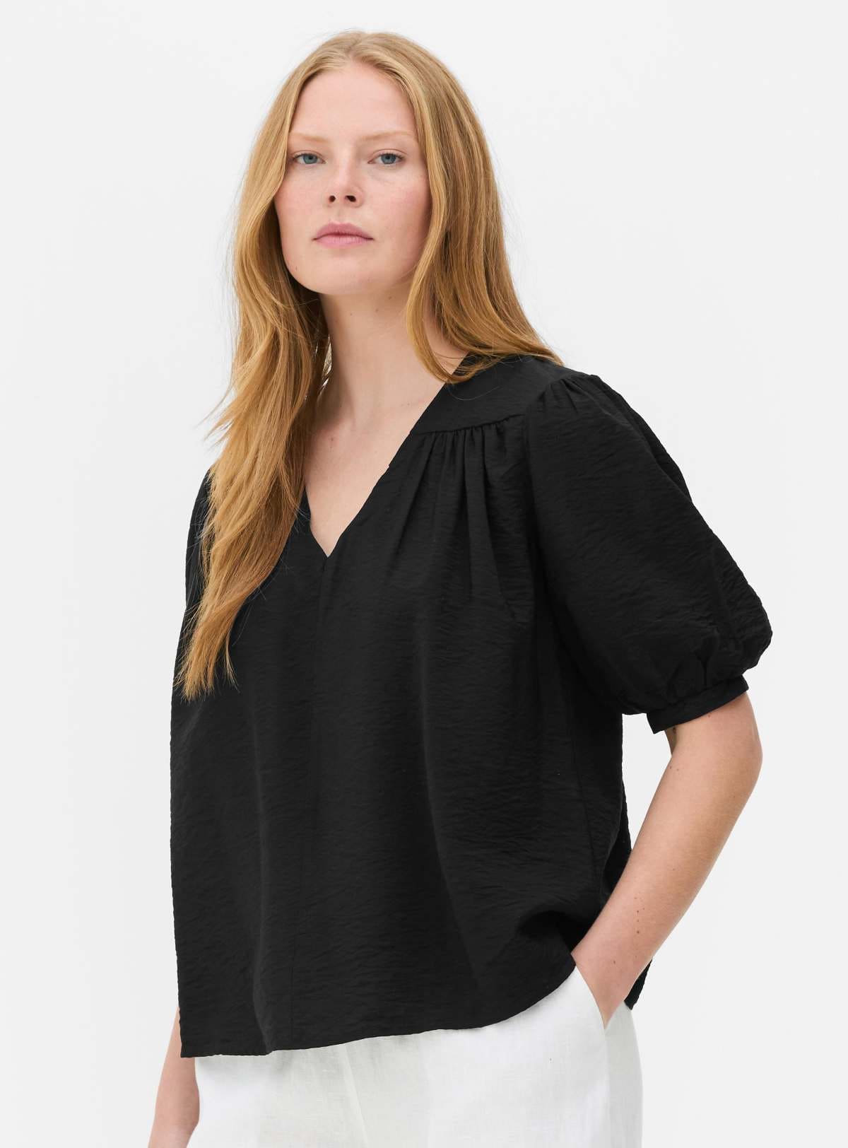 Blusa con estampado de hojas de Primark