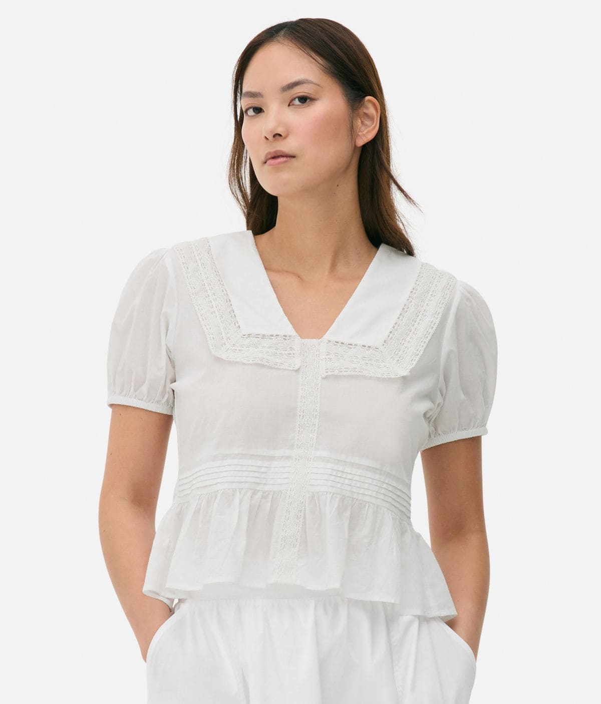 Blusa de escote cuadrado de Primark