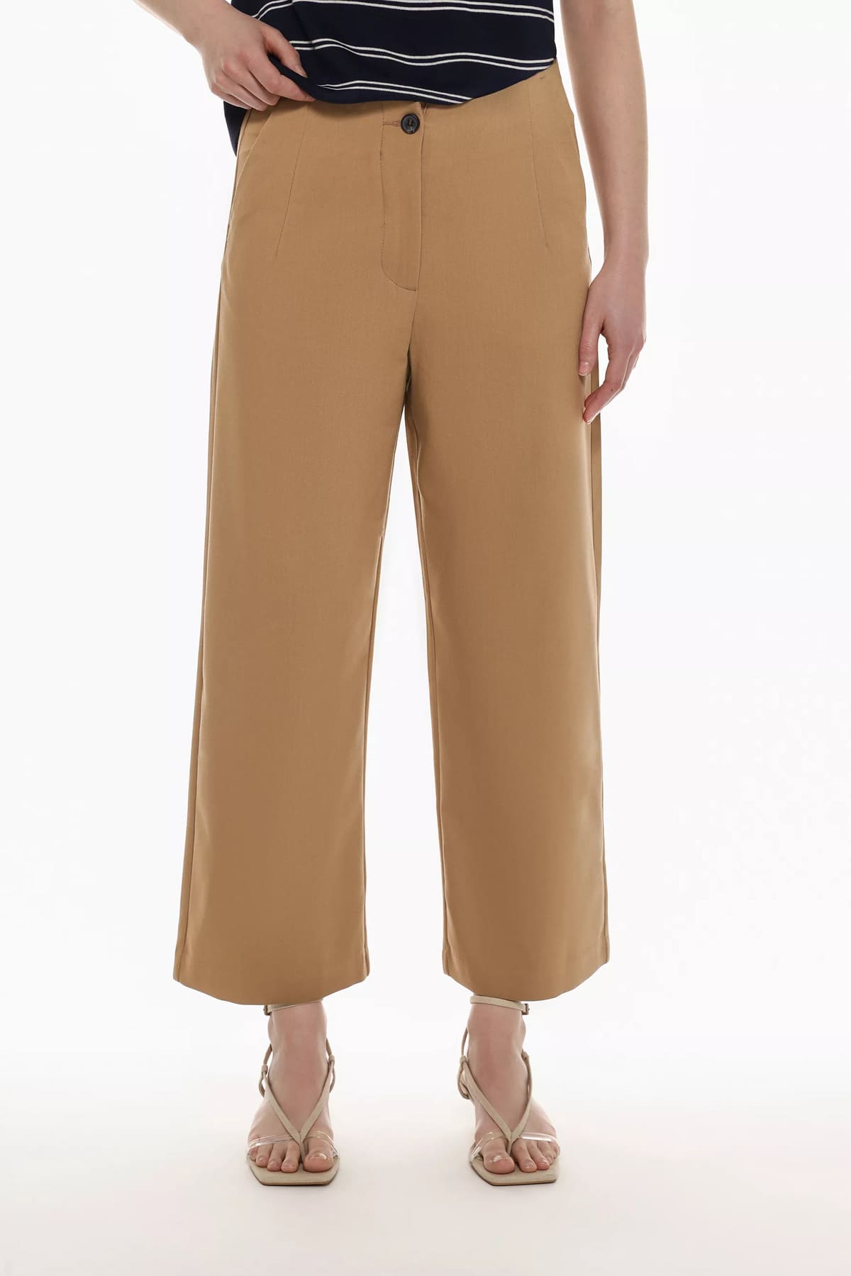 Pantalón culotte high waist
