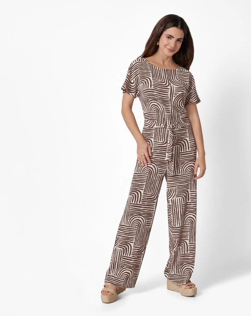 Mono largo de material reciclado