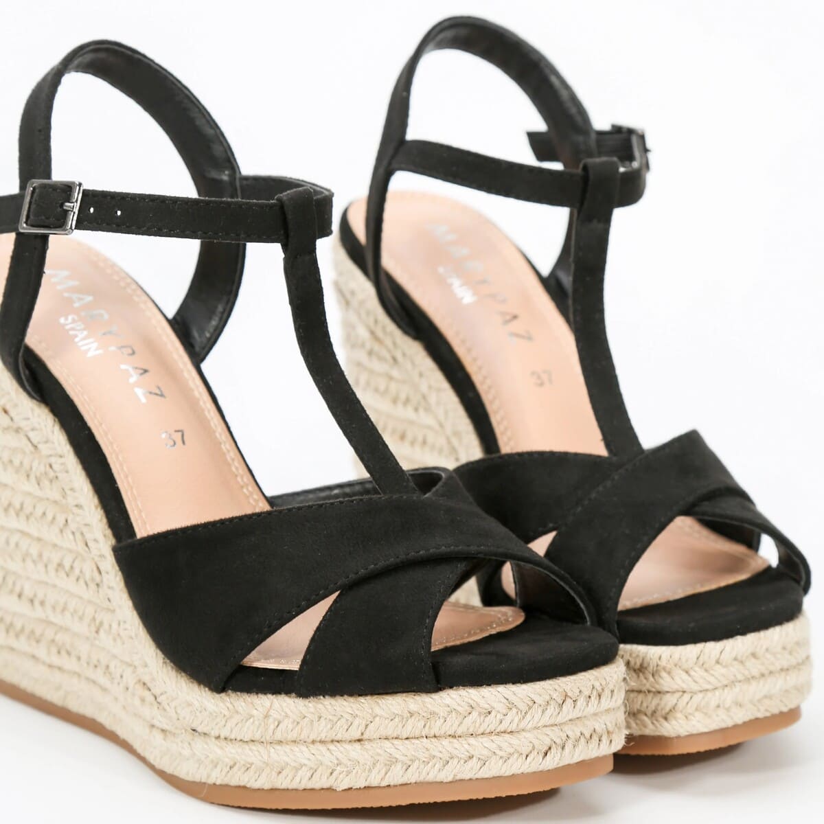 Cuñas esparto con tiras