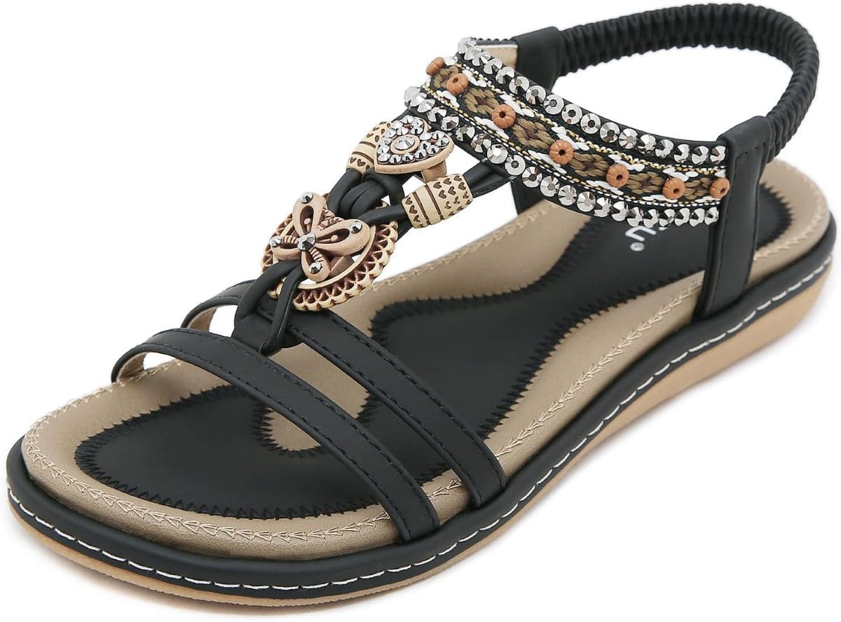 Acfoda Sandalias Planas Mujer