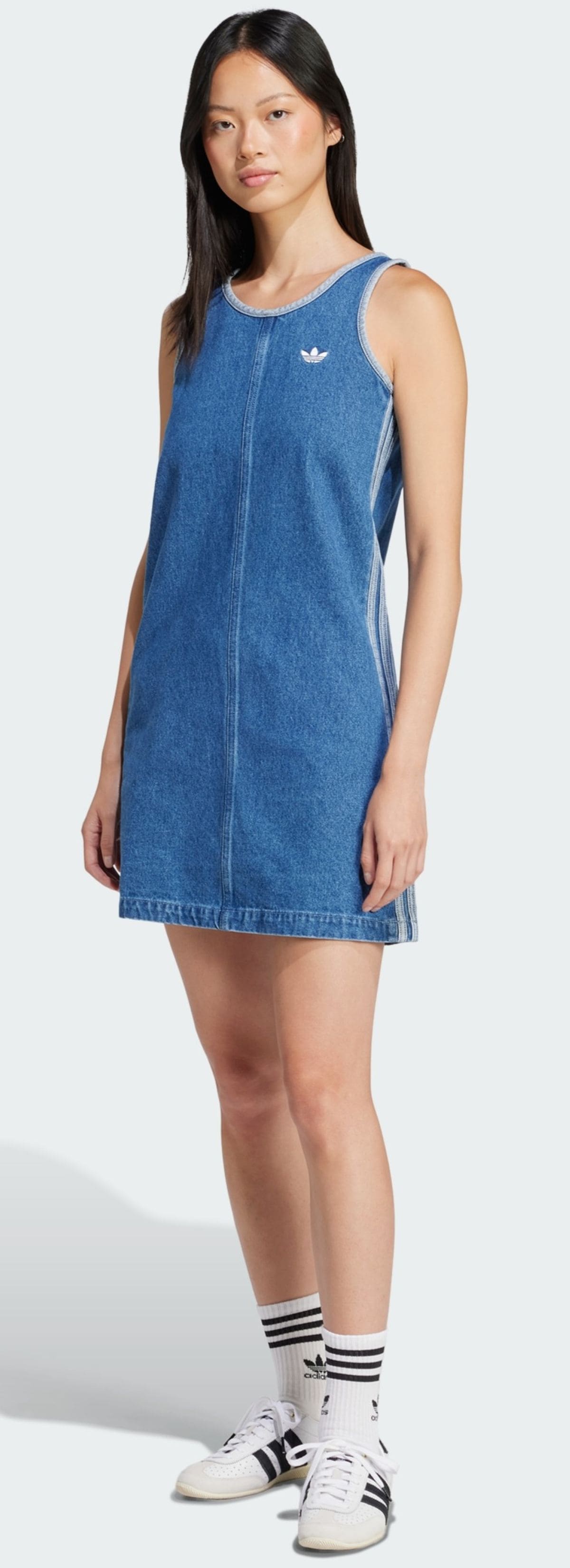 Vestido Adidas Adicolor Denim 3 bandas