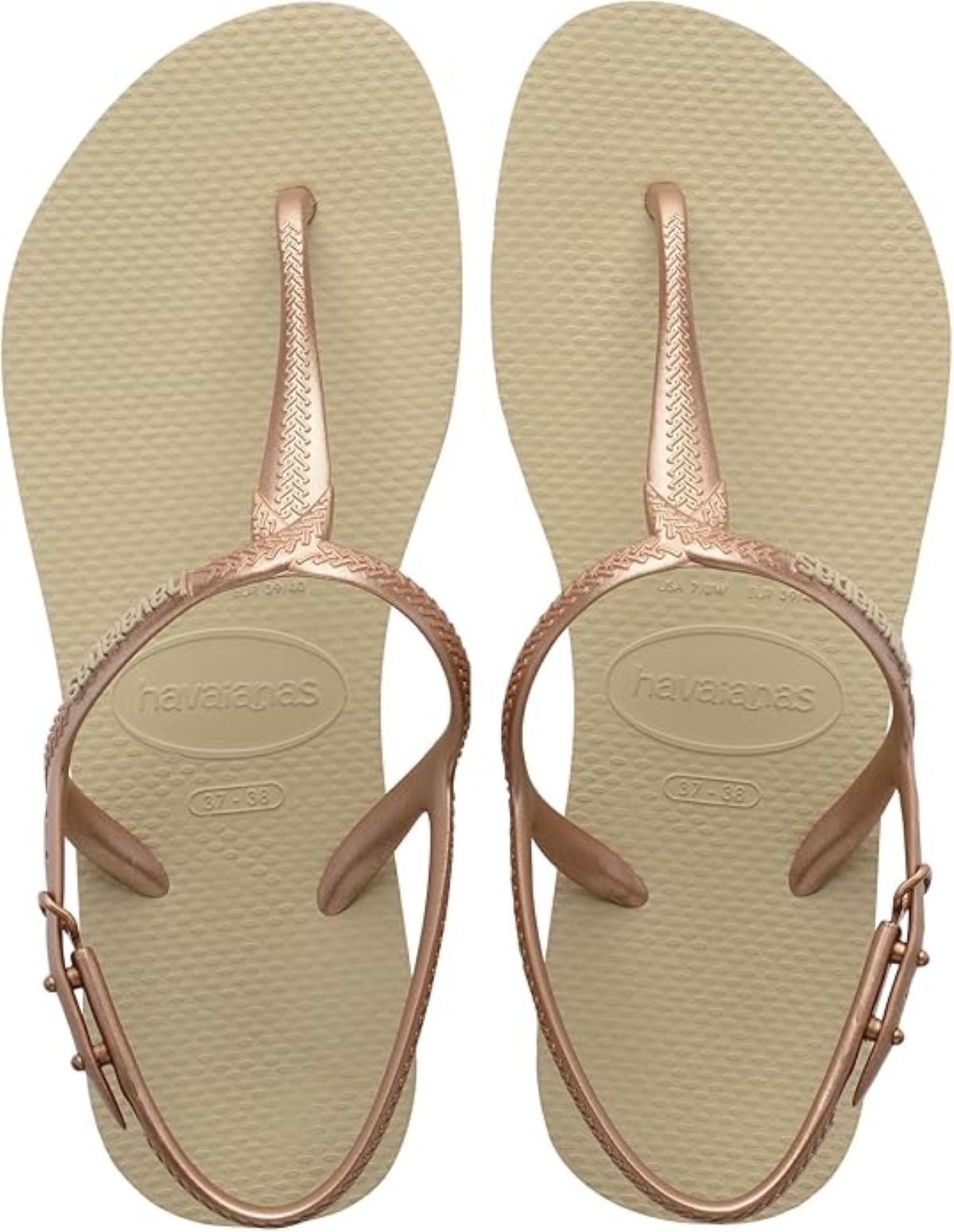 Sandalia con tira en forma en T Havaianas de Amazon