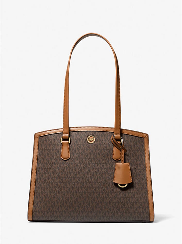 Bolso tote Chantal mediano con logotipo de Michael Kors