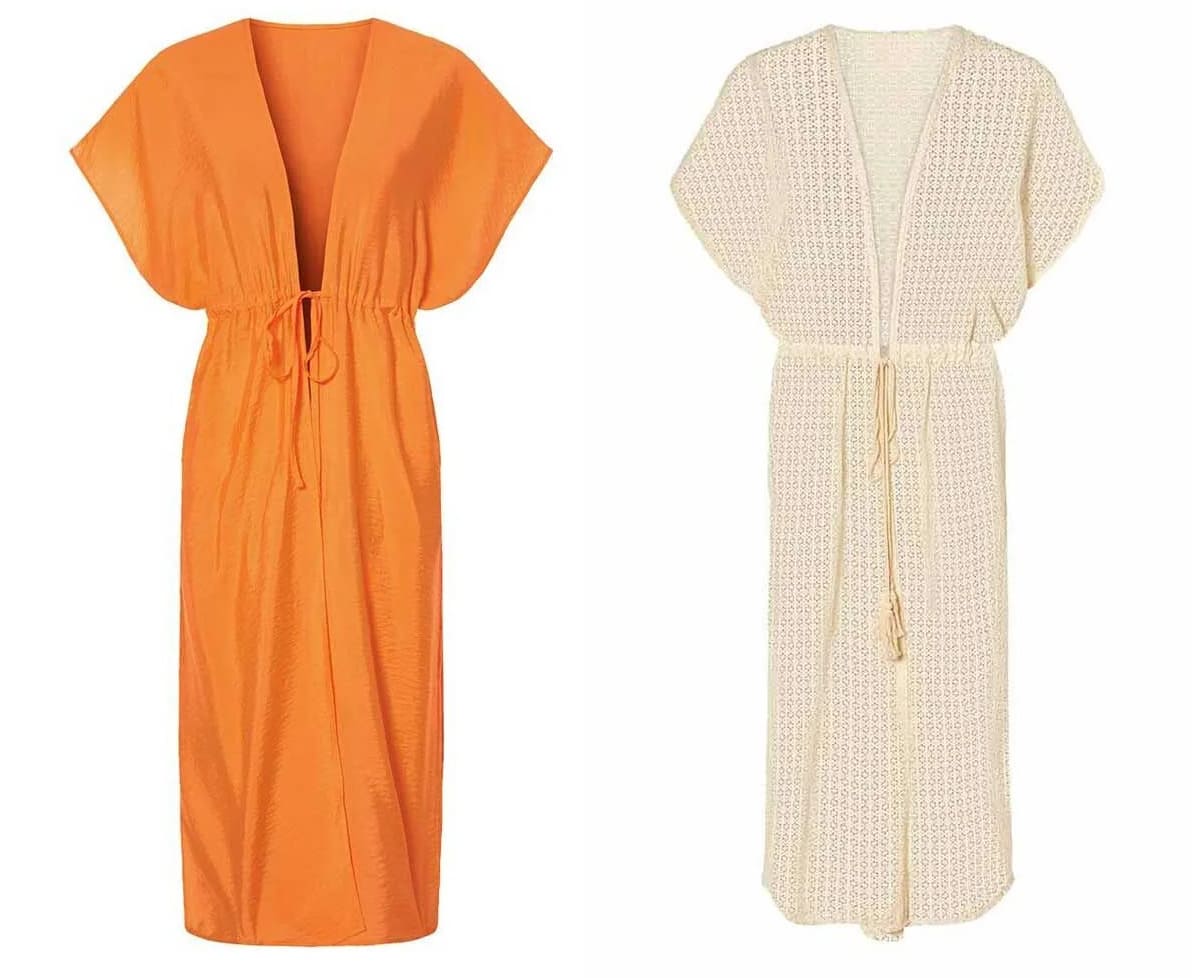 El vestido tipo kimono de playa para mujer de Lidl