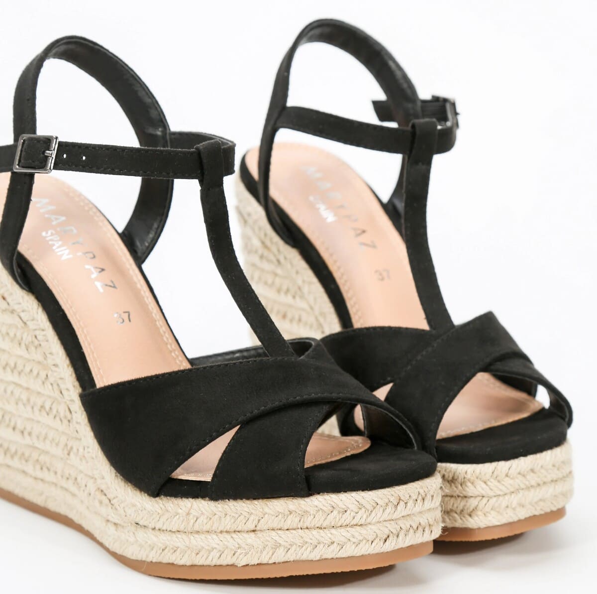 Cuñas esparto con tiras