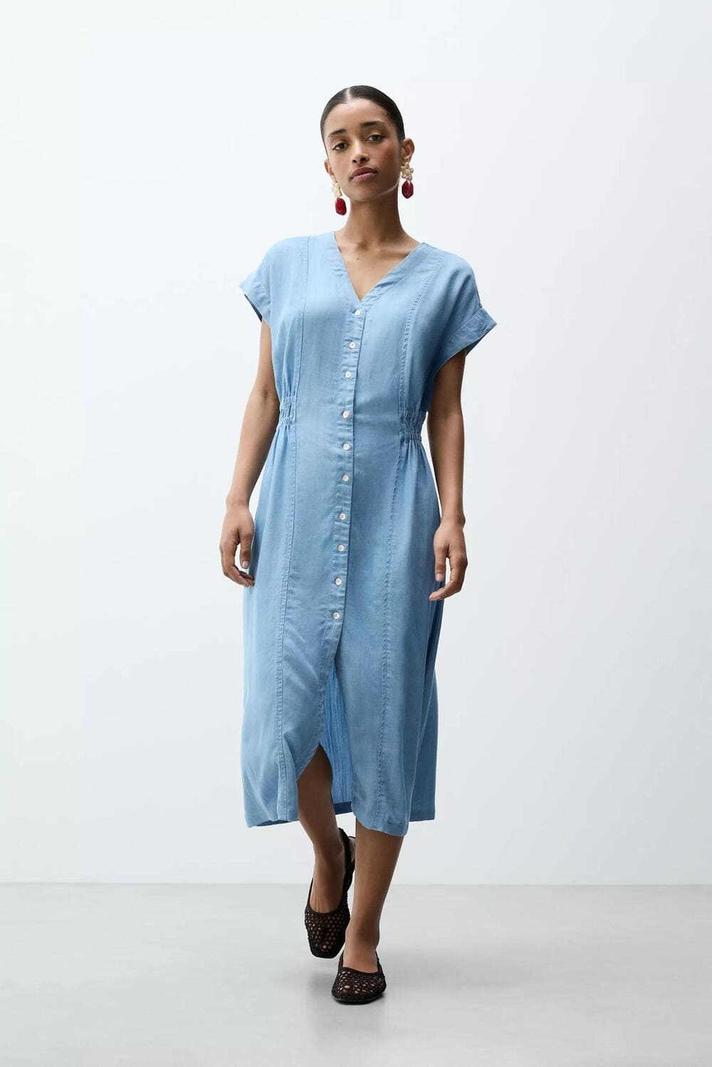 Vestido denim ligero, Lefties