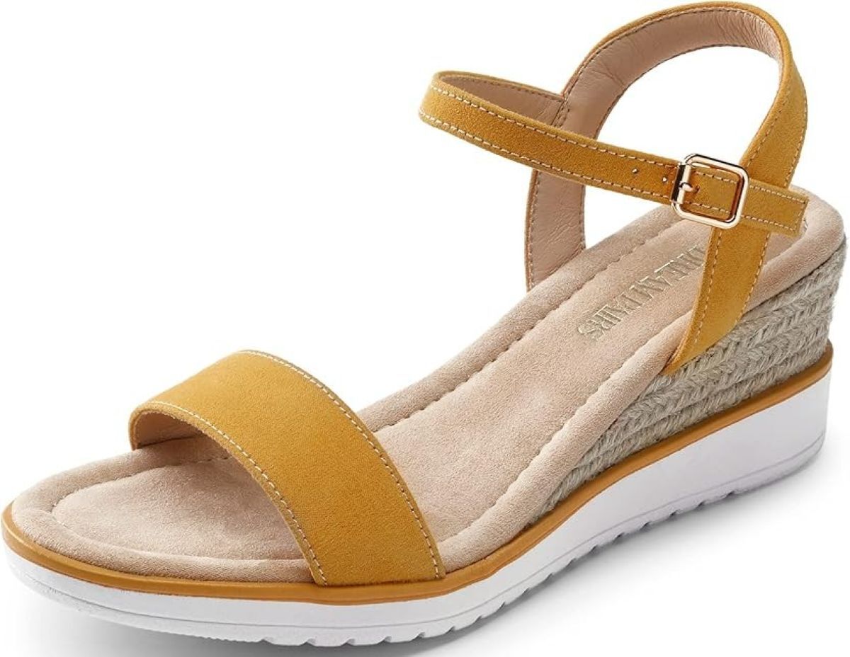 Sandalia con cuña de yute y goma EVA DREAM PAIRS de Amazon