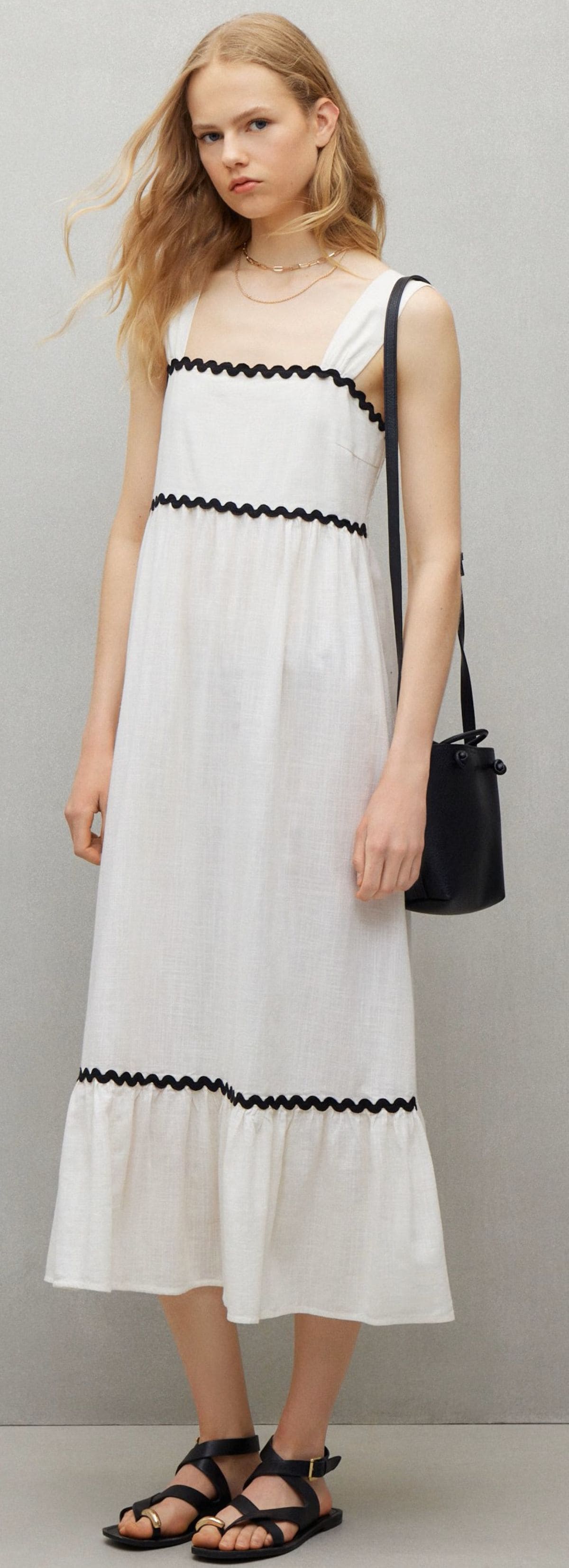 Vestido ancho largo Easy Wear de El Corte Inglés