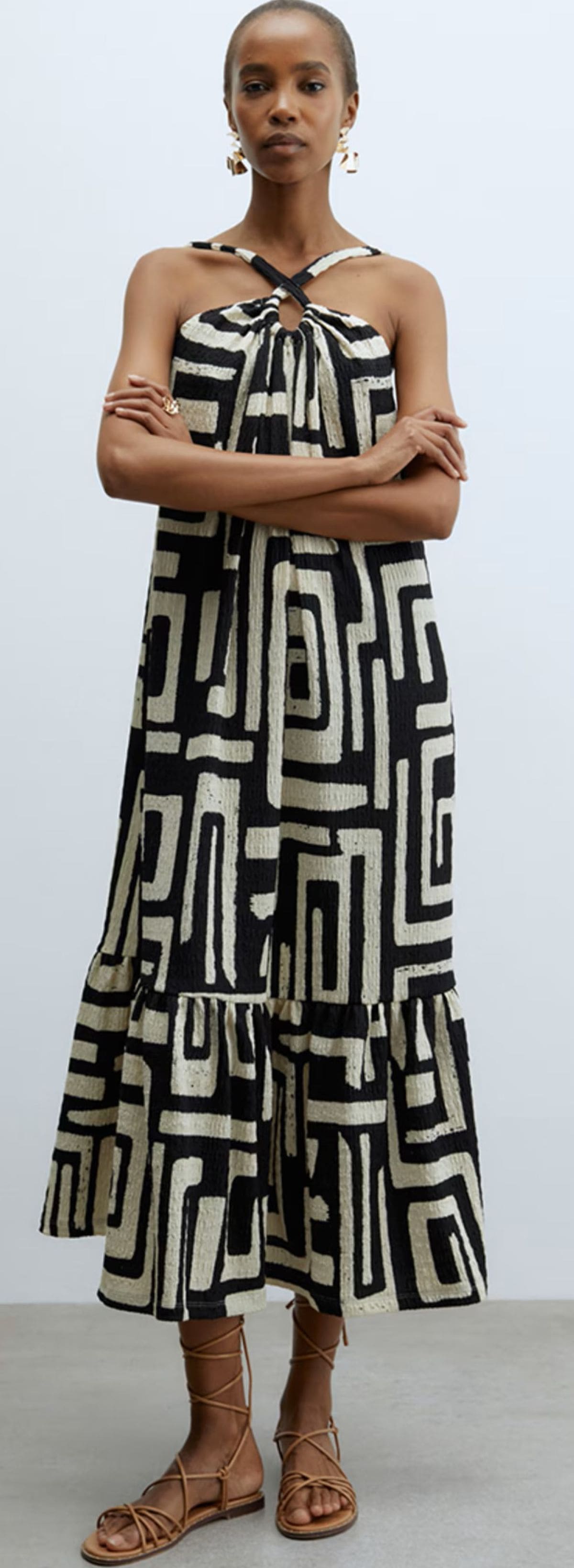 Vestido estructura halter Sfera de El Corte Inglés