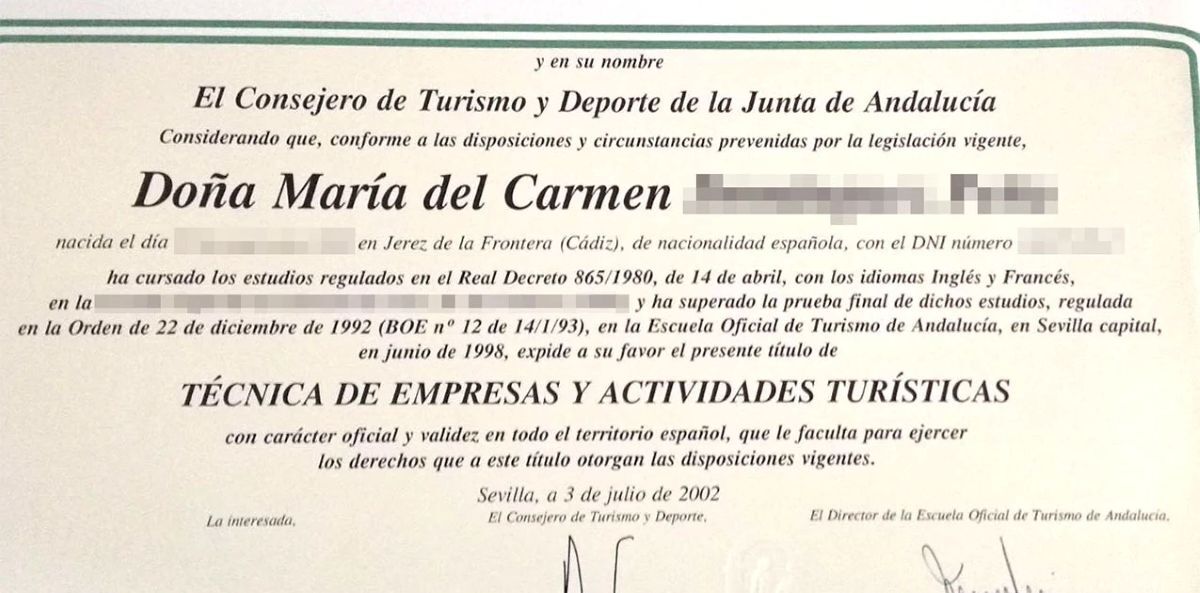 Título de Técnico en Empresas y Actividades Turísticas