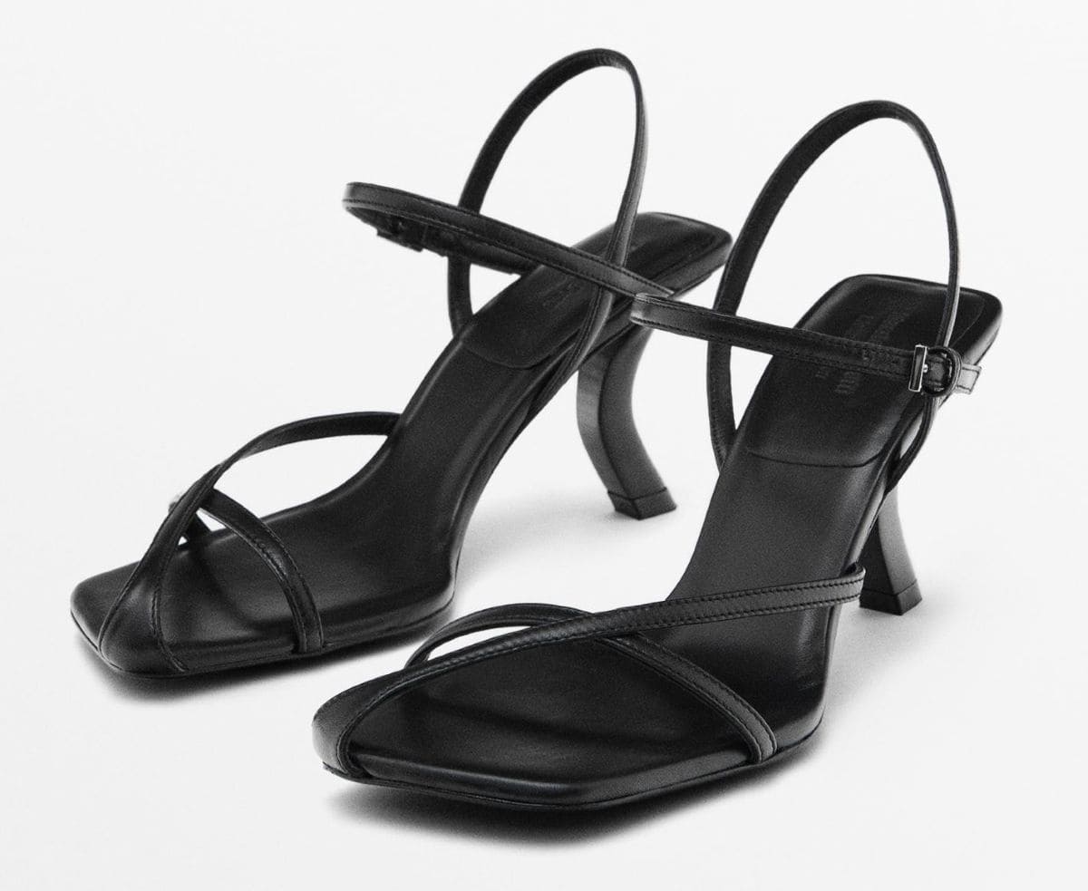 Sandalia piel tiras - Limited edition de Massimo Dutti