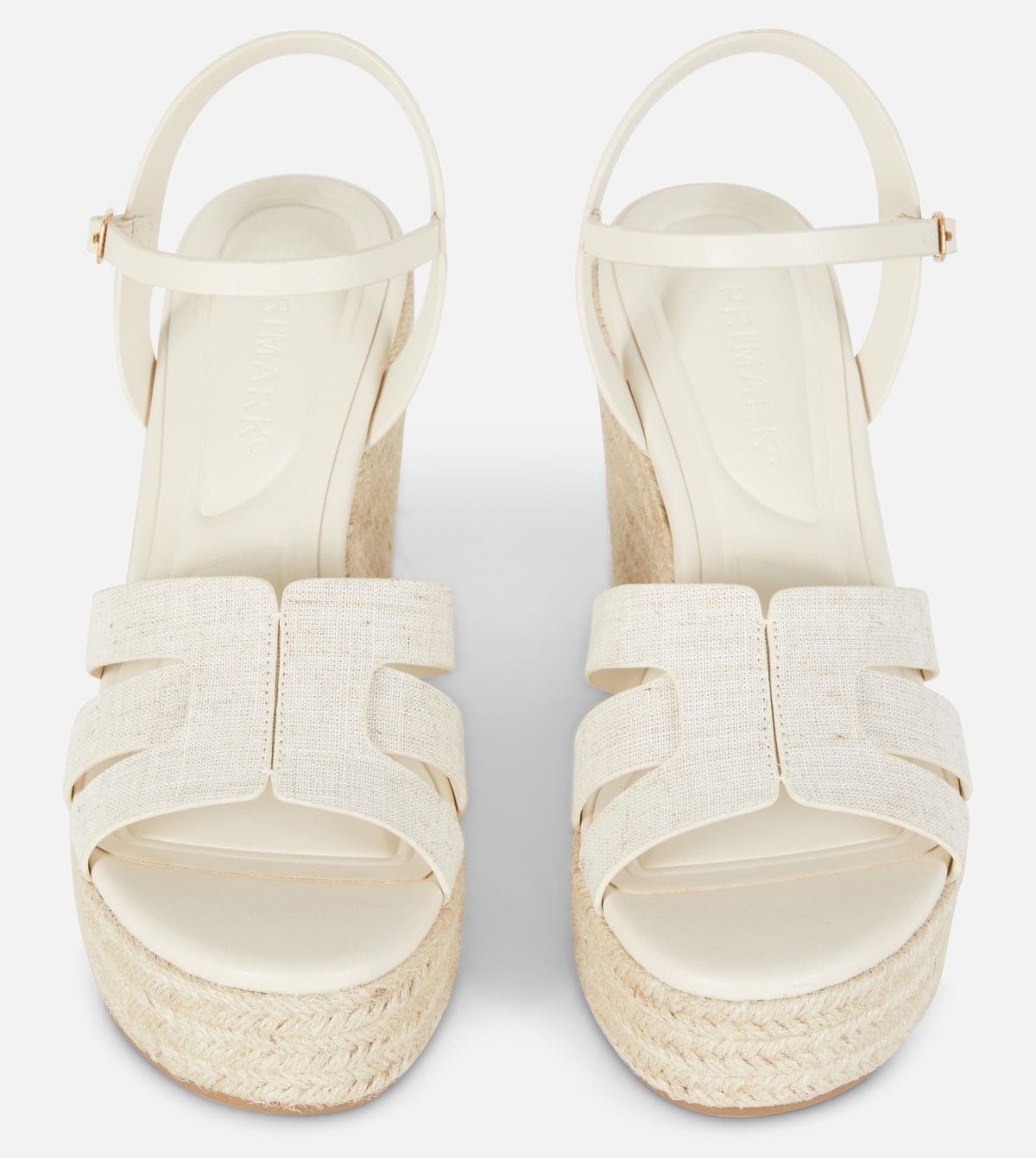 Sandalias de cuña con tiras cruzadas de Primark