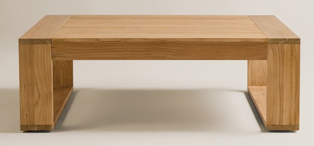 La mesa de centro de jardín de madera de teca Formentor de El Corte Inglés