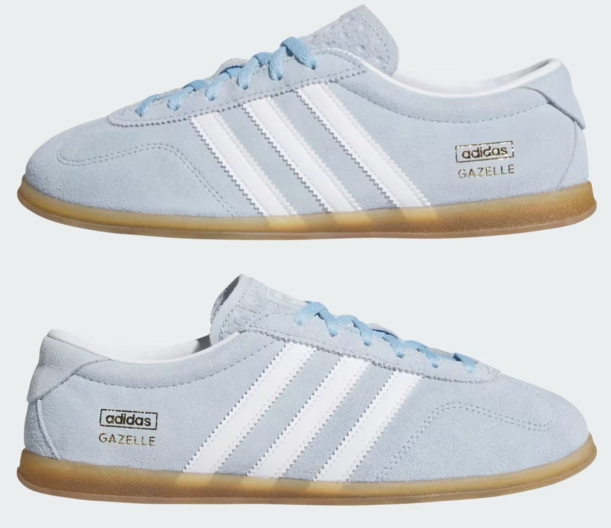 Las nuevas zapatillas Gazelle LO PRO en color azul celeste de Adidas