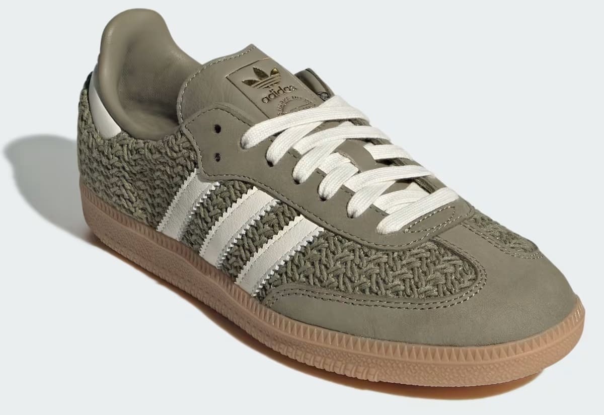 Las nuevas zapatillas Samba OG en color verde de Adidas