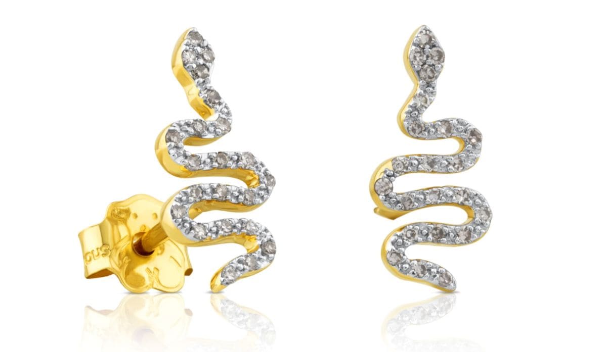 Pendientes de oro con diamantes 0,20ct Gem Power de TOUS