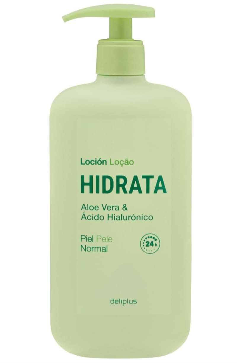 Loción corporal Hidrata Deliplus con aloe vera y ácido hialurónico