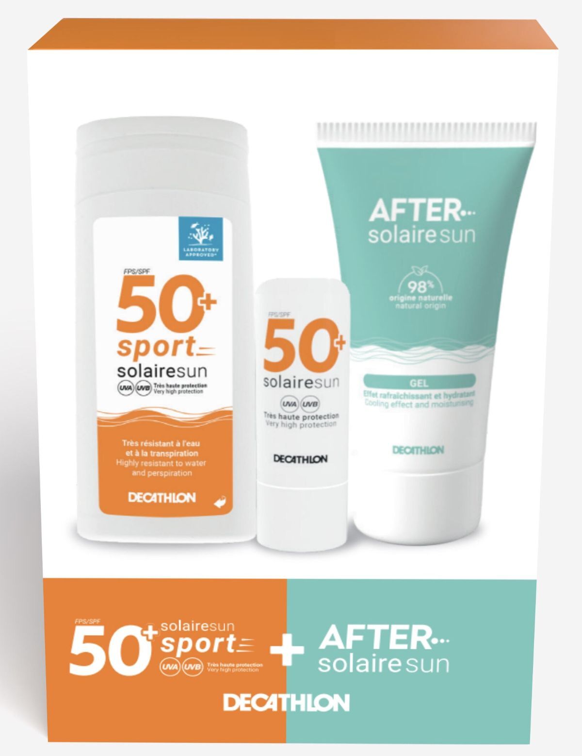 Kit de protección solar de Decathlon