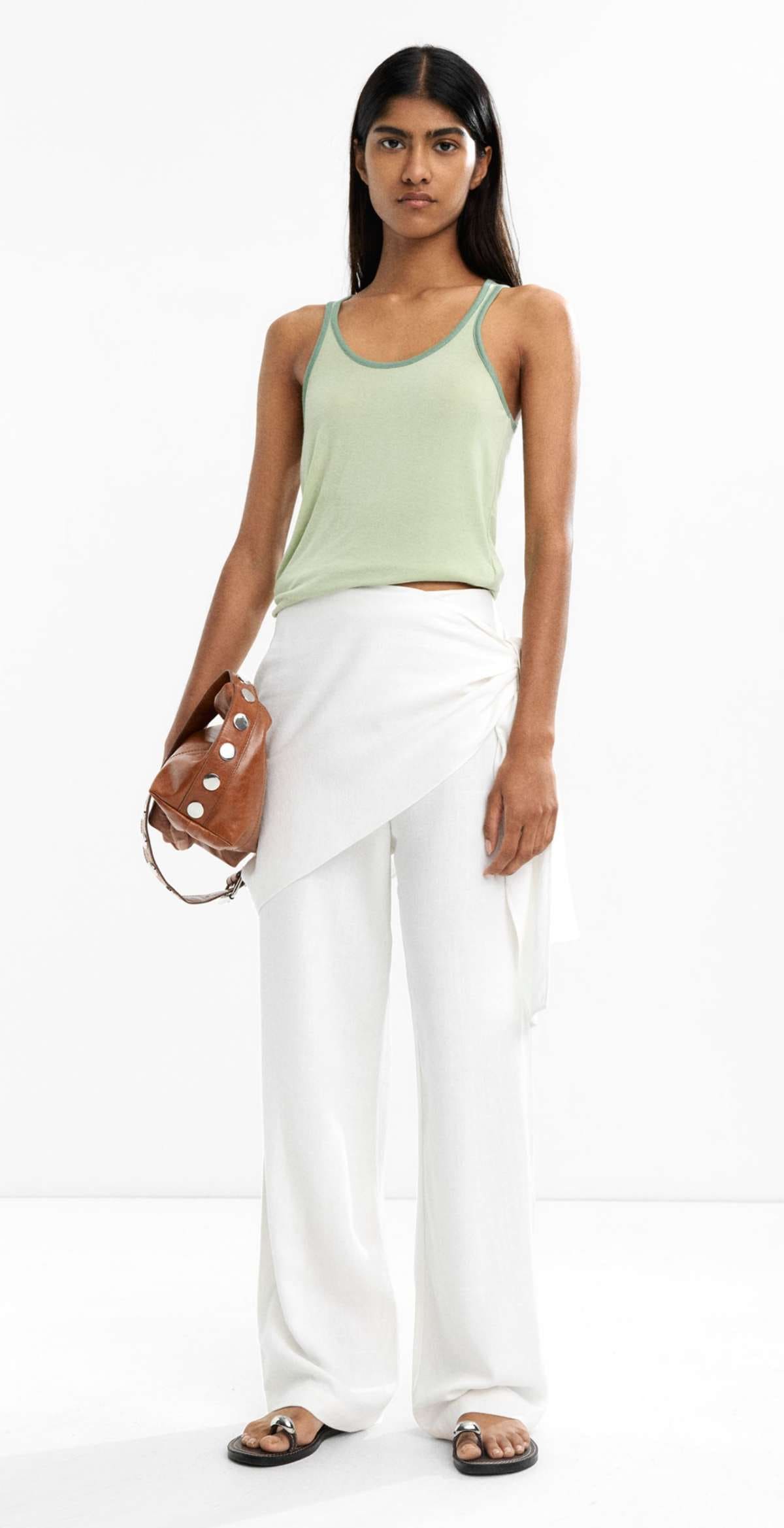 Pantalones con nudo de Parfois