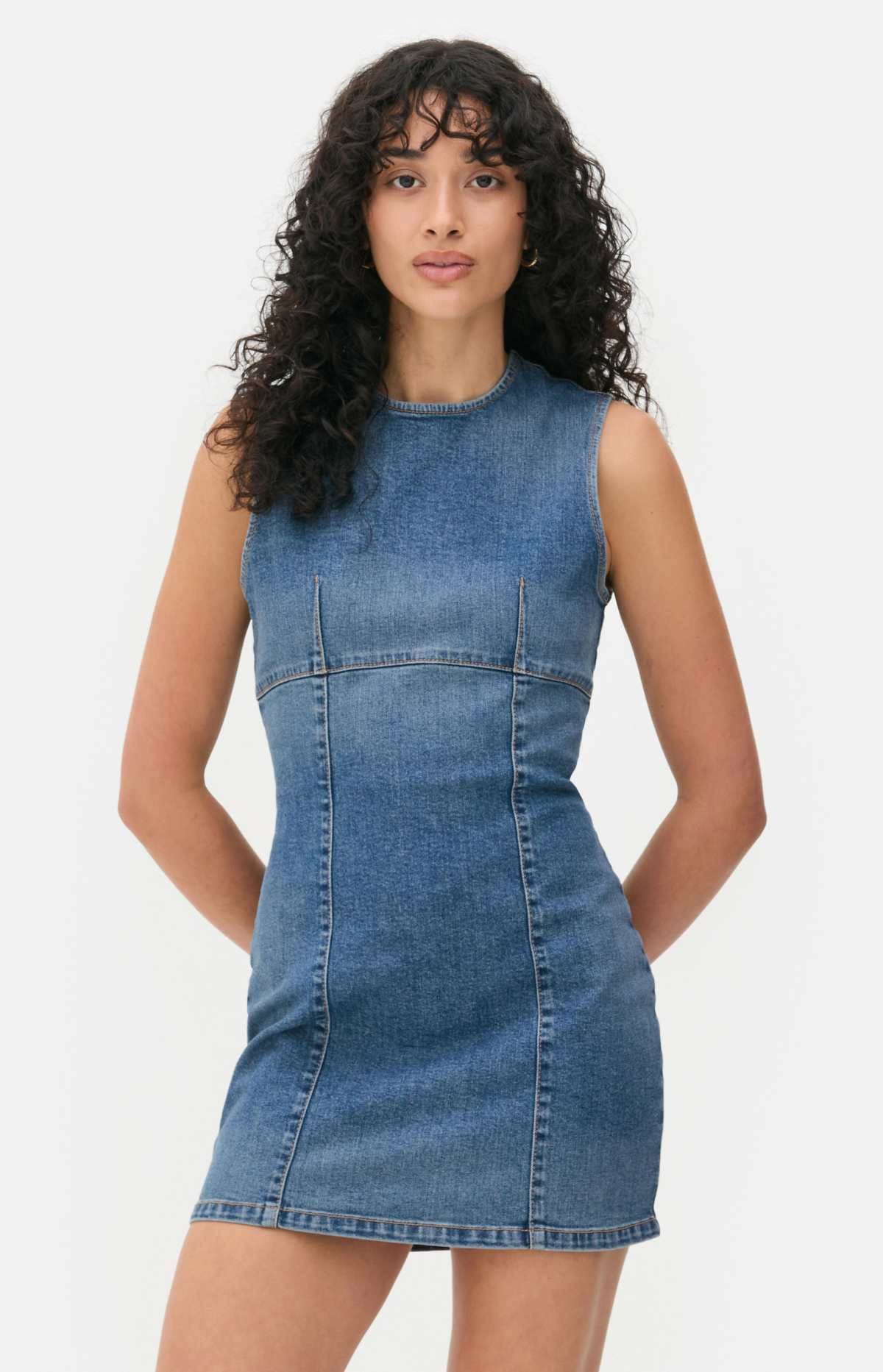 Vestido corto vaquero de Primark