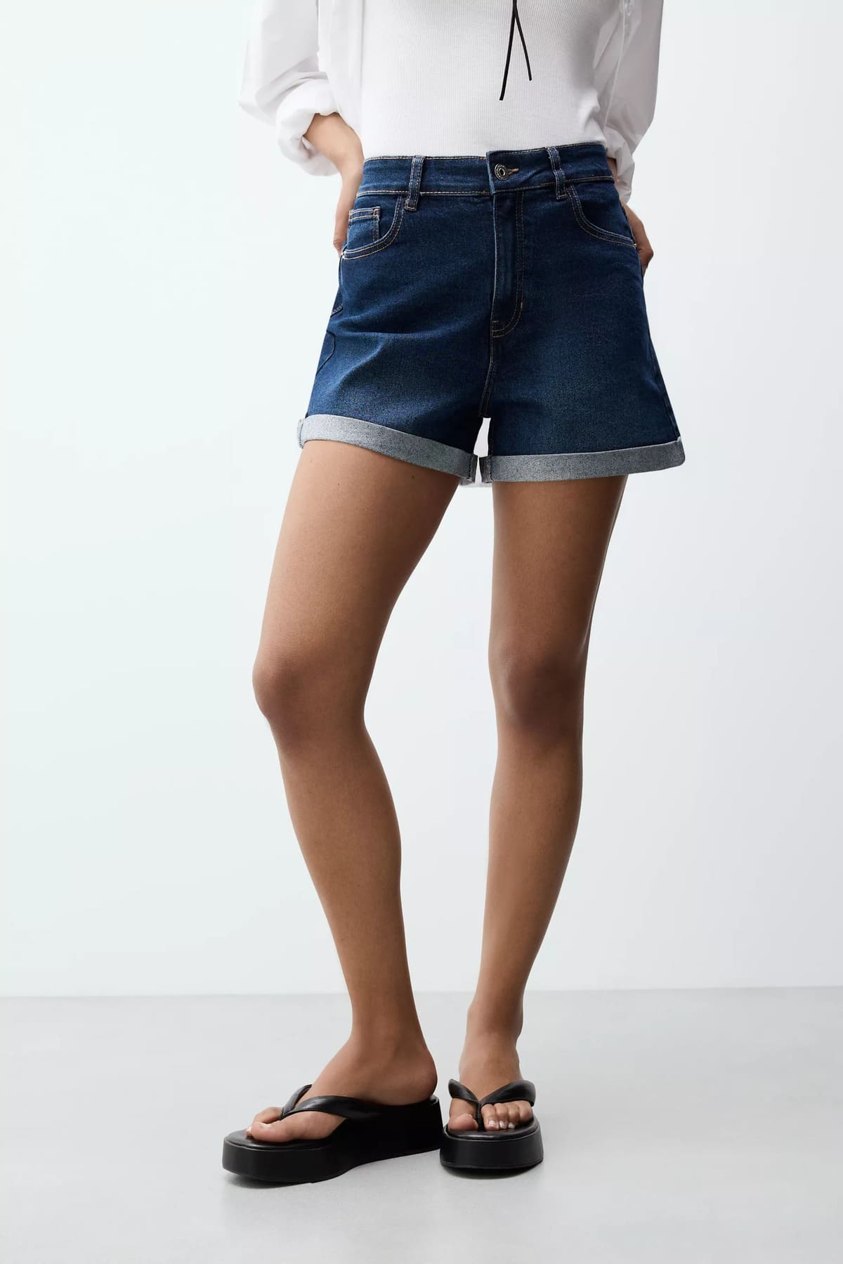 Short denim stretch