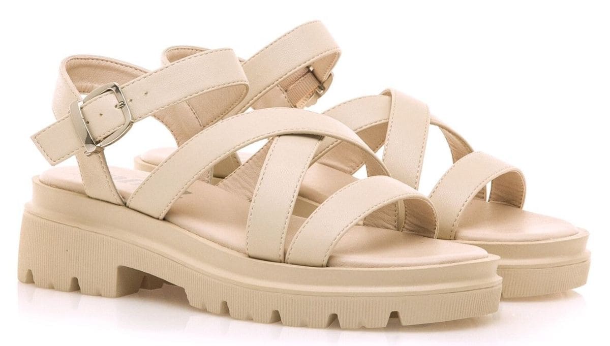 Mustang Sandalias planas de mujer con tiras trenzadas en El Corte Inglés