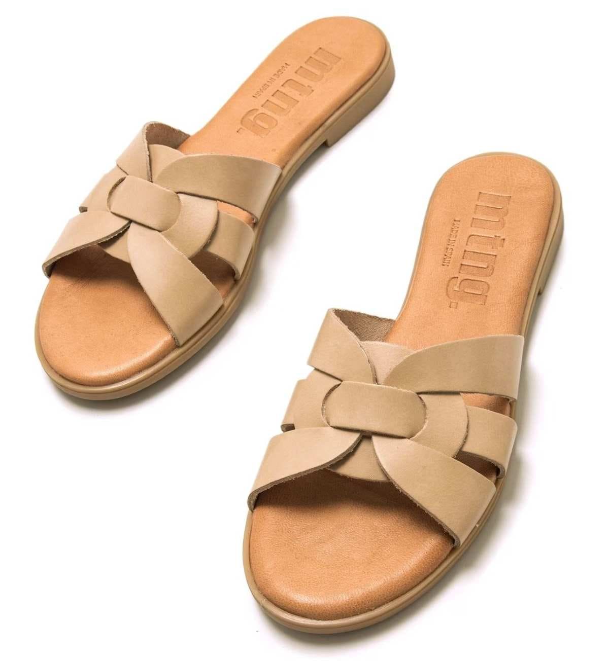 Mustang Sandalias planas de mujer en piel con tiras cruzadas en El Corte Inglés