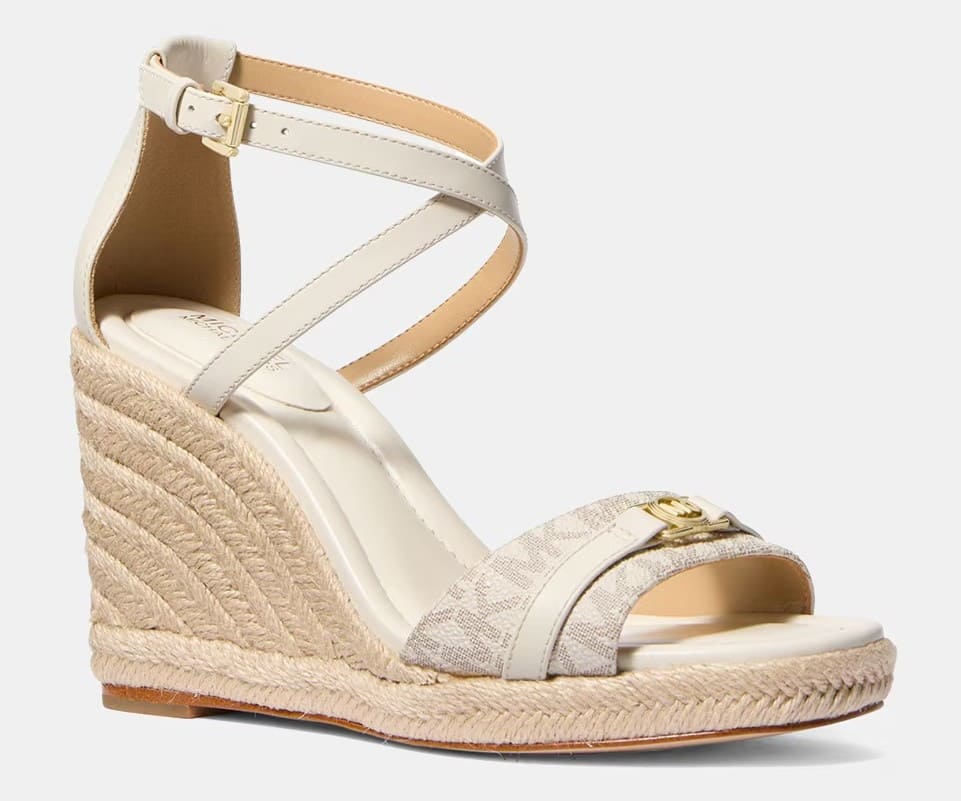 Michael Michael Kors Sandalias de cuña Mandy con cierre pulsera