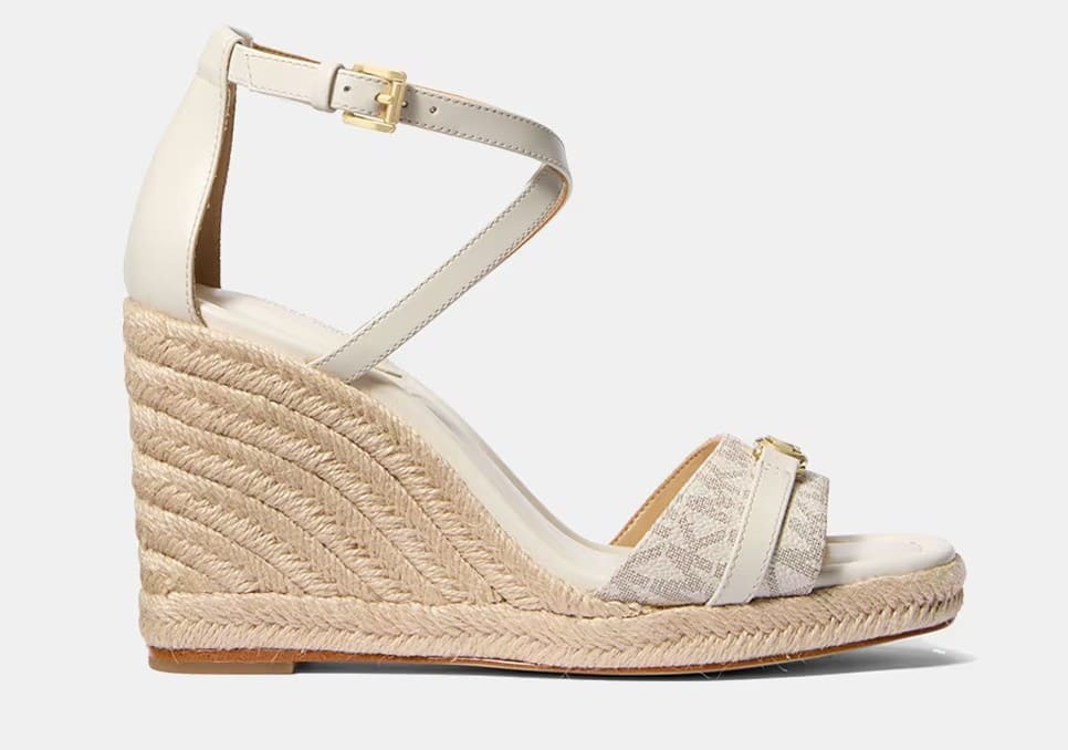 Michael Michael Kors Sandalias de cuña Mandy con cierre pulsera