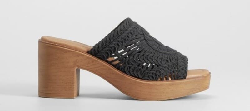 Sandalia de tacón con pala decorada SENDA ROAD