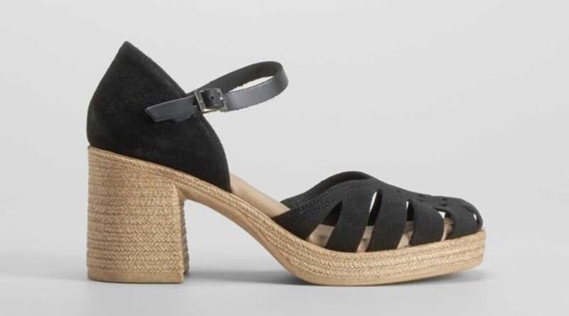 Sandalia de tacón tipo cangrejera SENDA ROAD