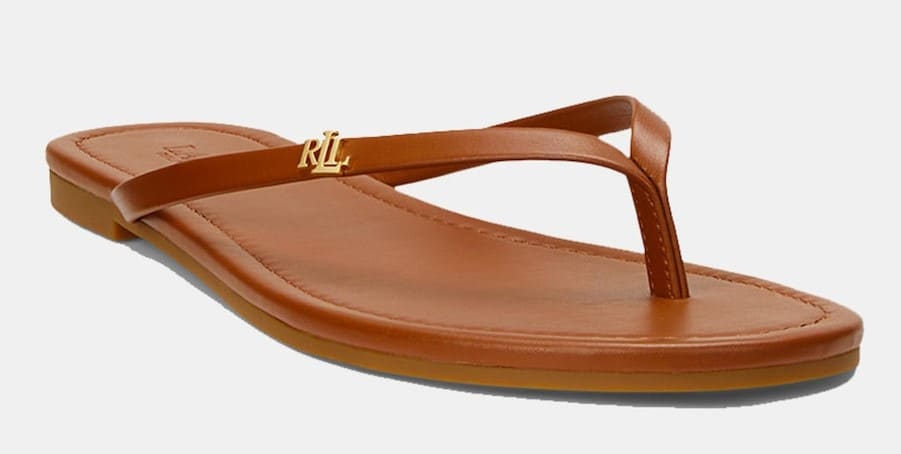 Sandalia tipo chancla, Ralph Lauren