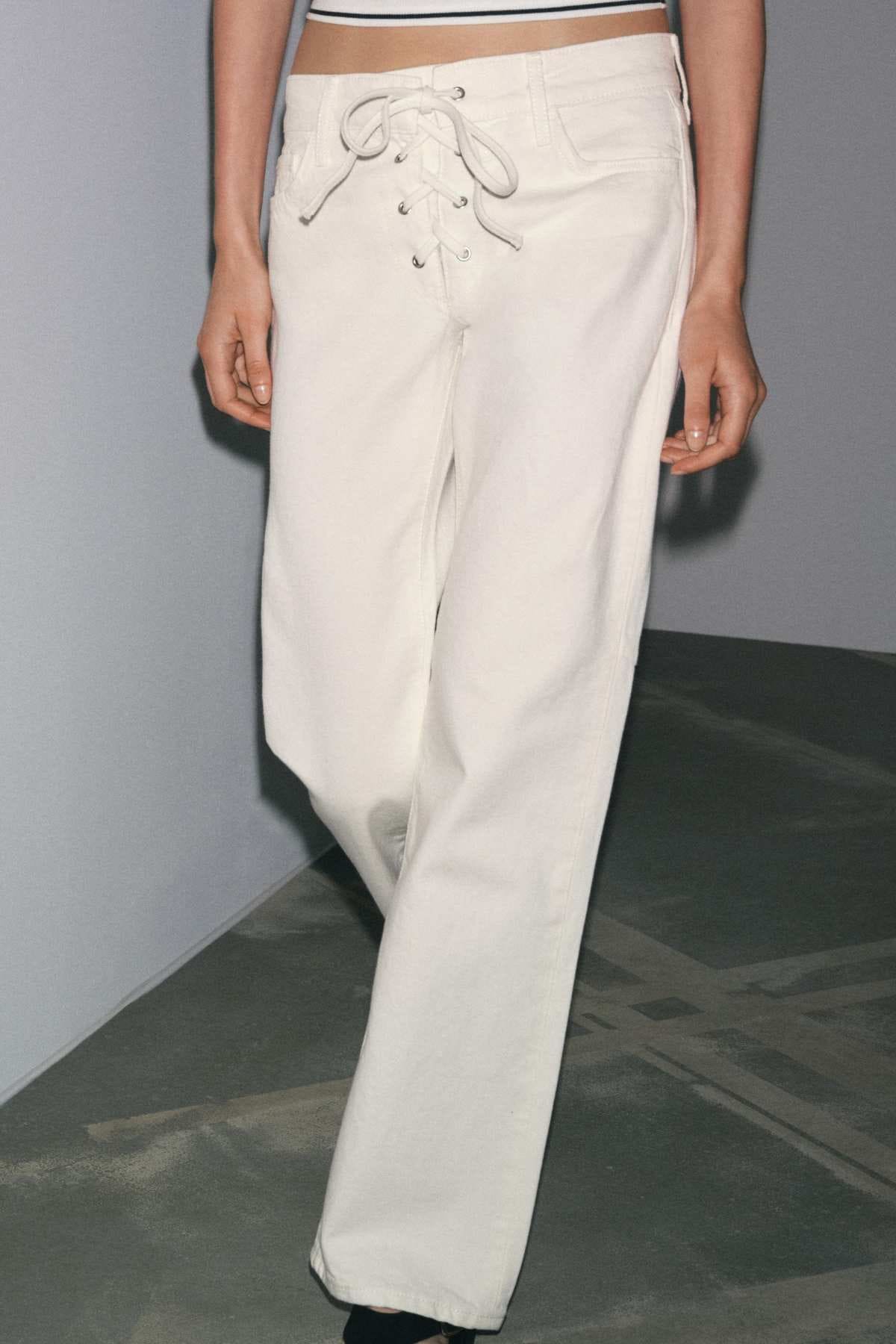 Jeans zw collection flare tiro medio lazadas