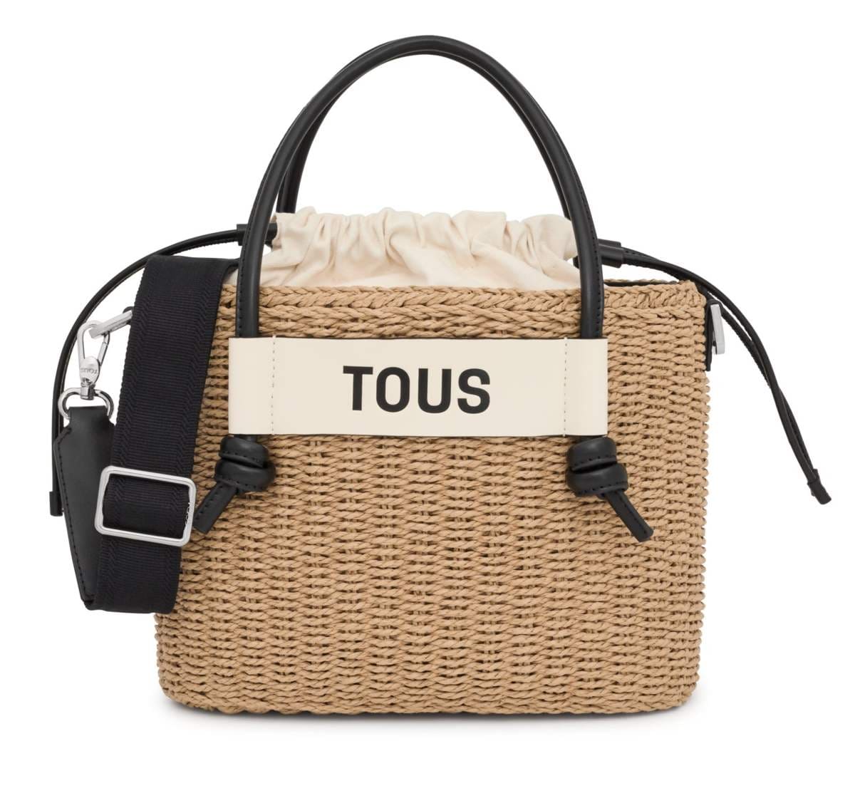 Capazo mediano negro Scoubidou de TOUS