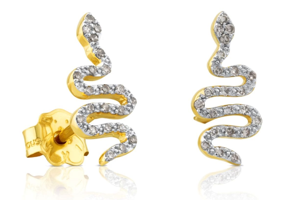 Pendientes de oro con diamantes 0,20ct Gem Power de TOUS
