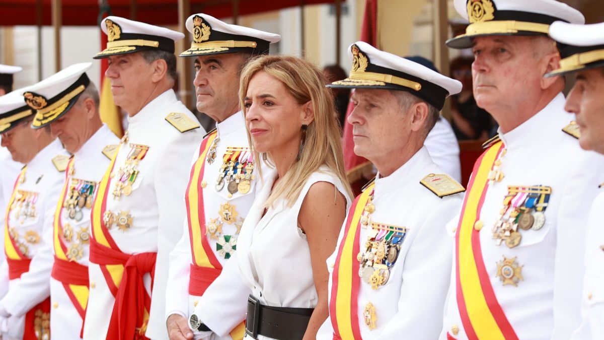 Almudena Martínez en la Escuela de Suboficiales de la Armada en San Fernando | Cristo García