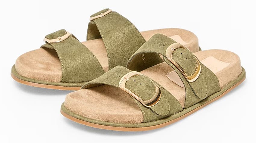 Las sandalias bio básico en color caqui de Sfera en El Corte Inglés