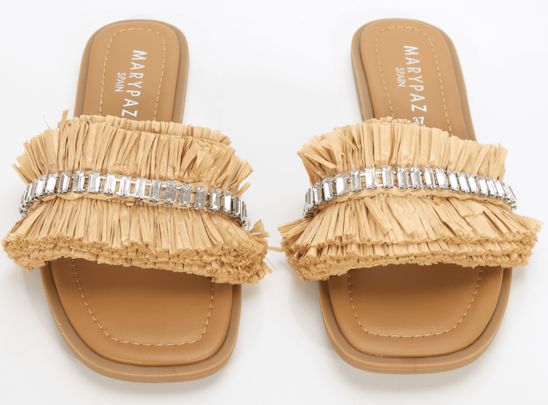 Sandalias planas joyas
